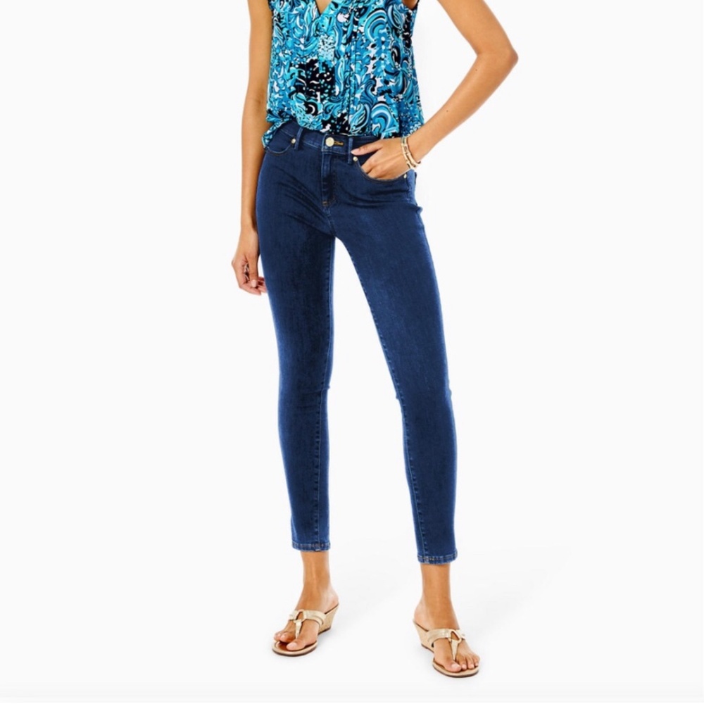 Lilly Pulitzer Eagan High Rise Jeans NWT Size 10